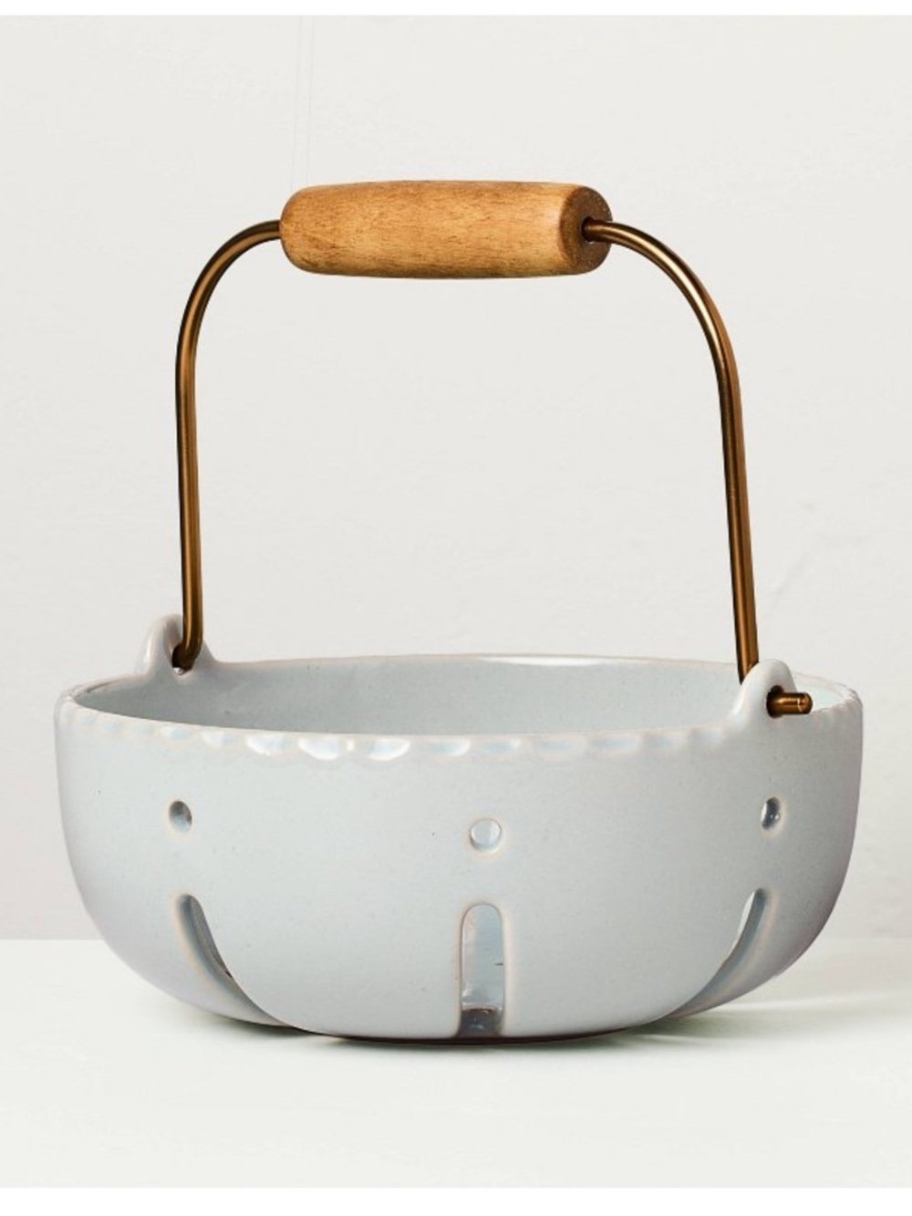 Stoneware Berry Serving Bowl with Handle Peace Blue - Hearth & Hand Magnolia